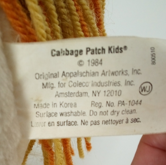 Cabbage Patch Orange Hair for sale | eBay Vintage 1984 Cabbage Patch Kids Orange Gold Hair Made in Korea Appalachian Art..